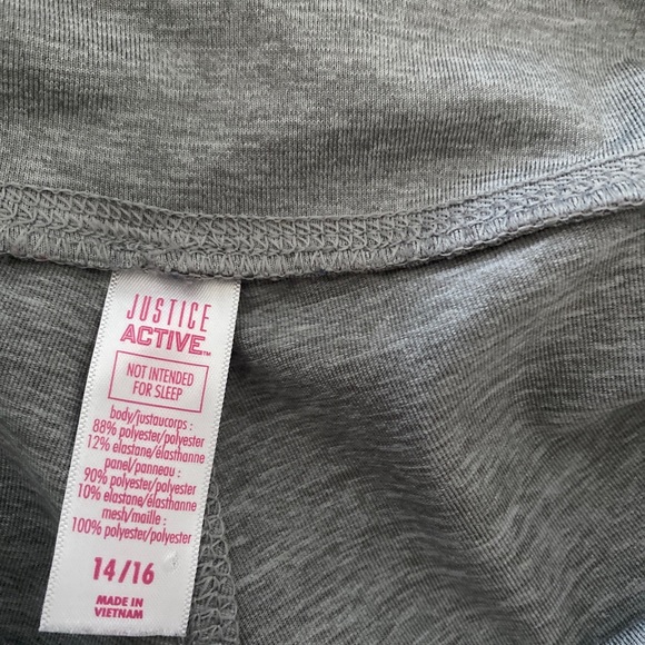 Justice Girls Pink and Gray Leggings, Cat & Jack Leggings, Lot Of Four- Size XL - Picture 9 of 10